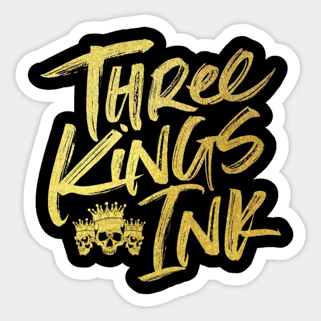 Three Kings Ink Alt-Logo Sticker by Kate Stacy